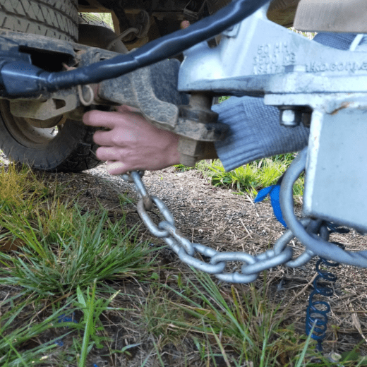Towing set up